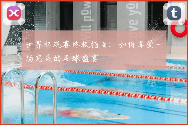 世界杯观赛终极指南：如何享受一场完美的足球盛宴